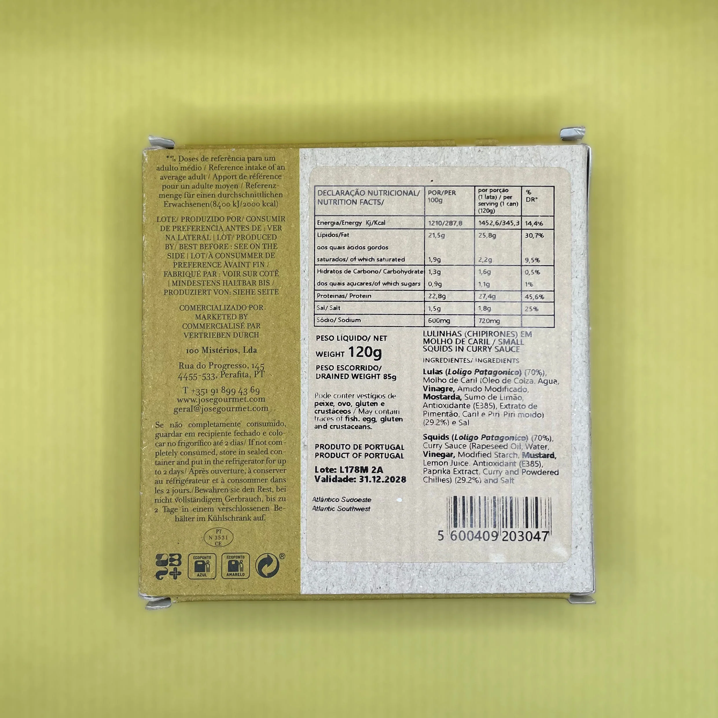 ABC+ Small Squids (Lulas) in Curry Sauce - Image 6