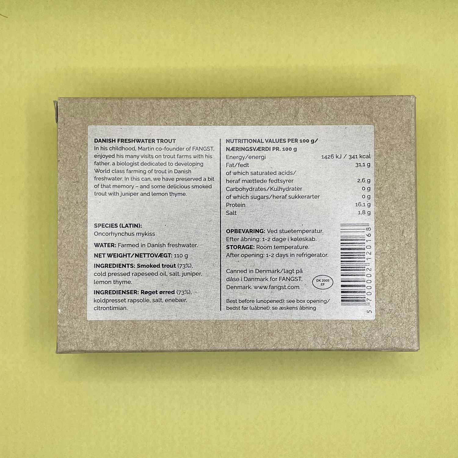 Fangst Ørred Freshwater Smoked Trout with Juniper and Lemon Thyme - Image 5