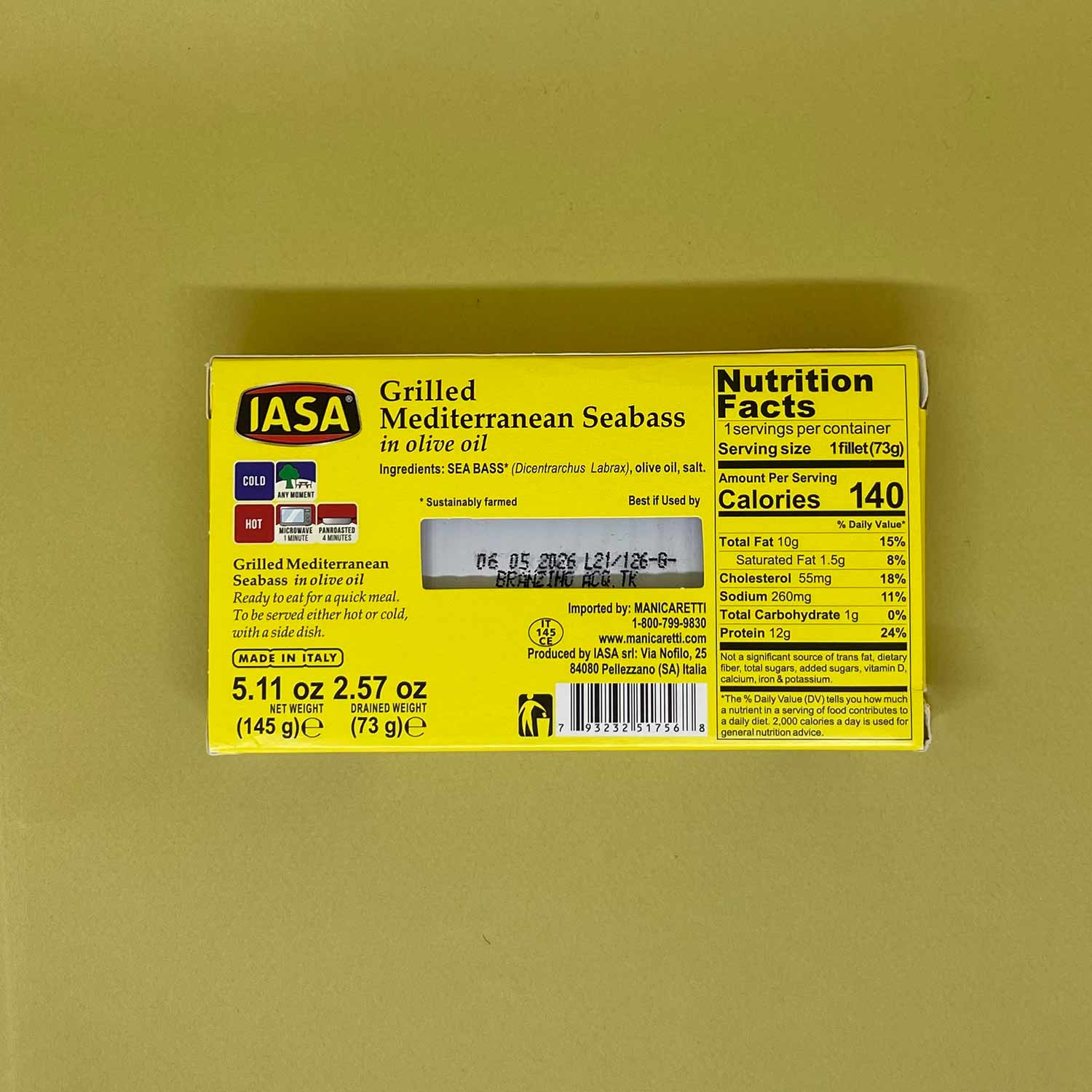 IASA Branzino Grilled Sea Bass in Olive Oil - Image 4