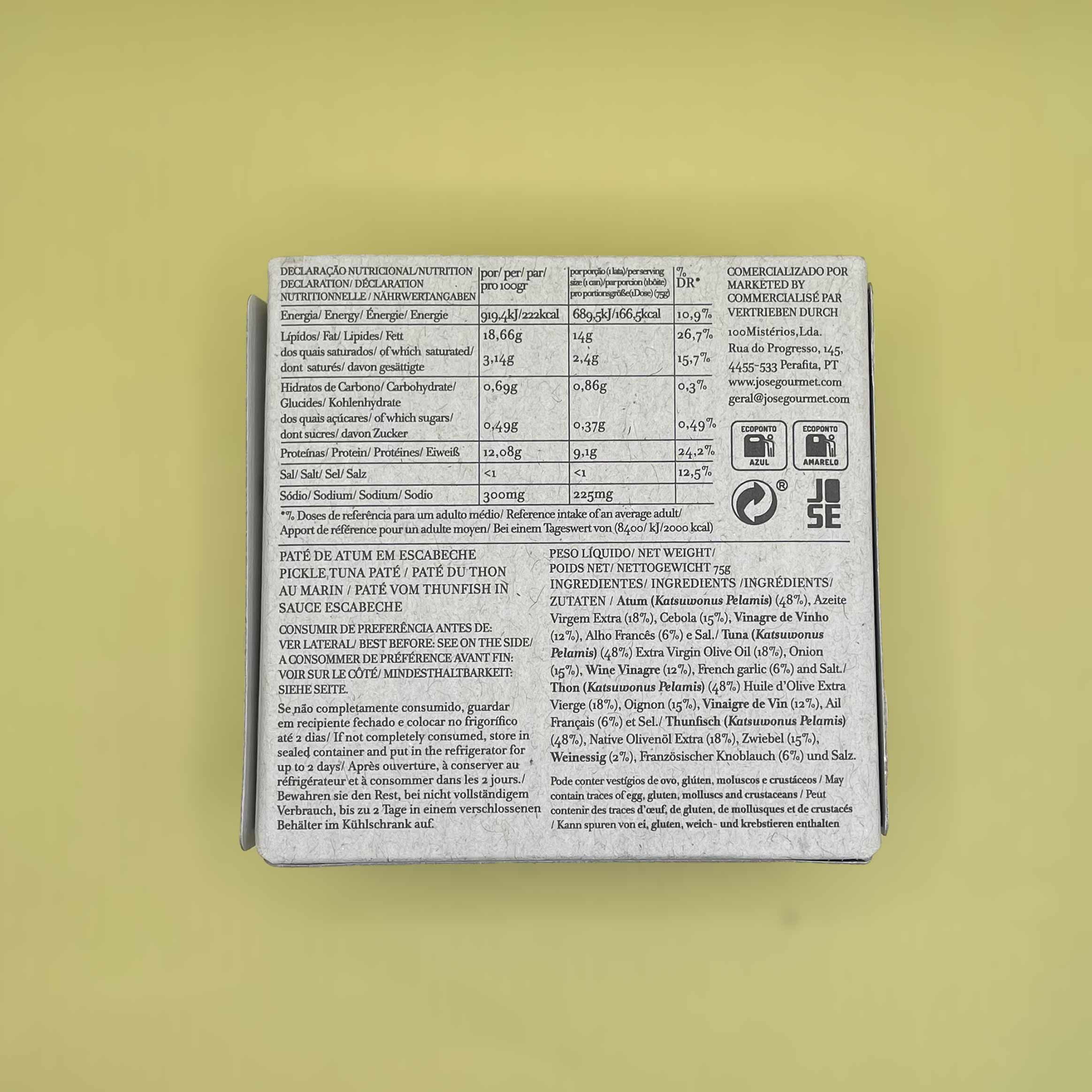 José Gourmet Pickled Tuna Pâté - Image 3