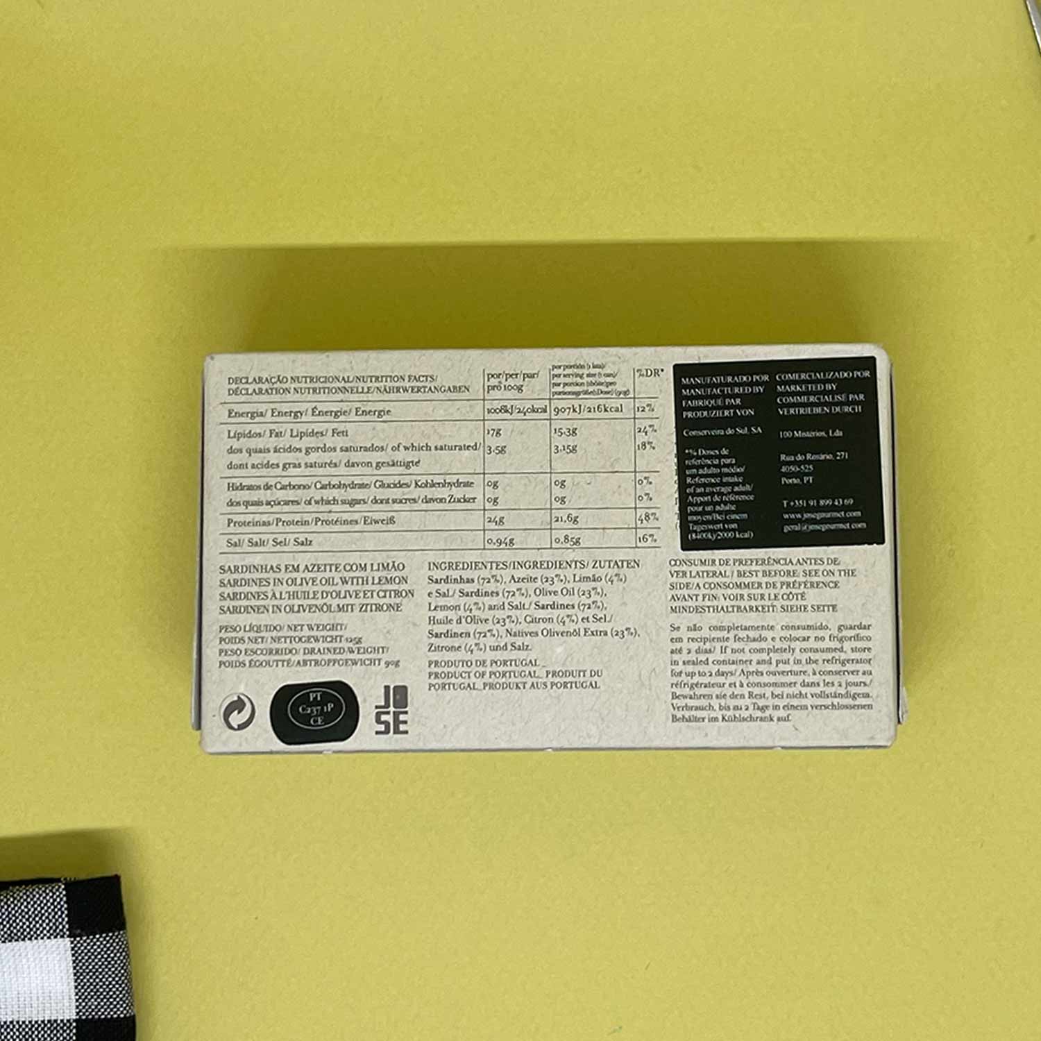 José Gourmet Sardines with Lemon in Olive Oil - Image 7