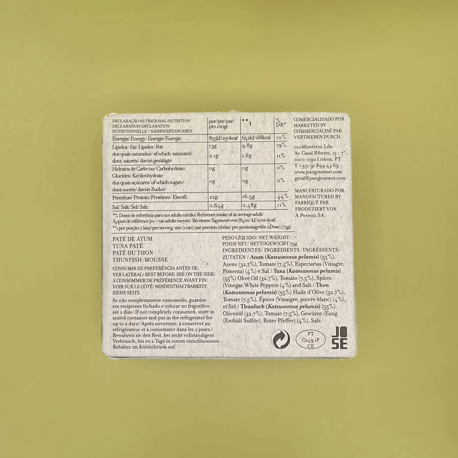 José Gourmet Tuna Pâté - Image 4