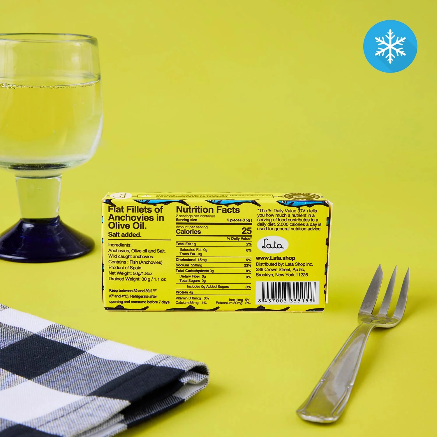 Lata Anchovy Fillets in Olive Oil - Image 4