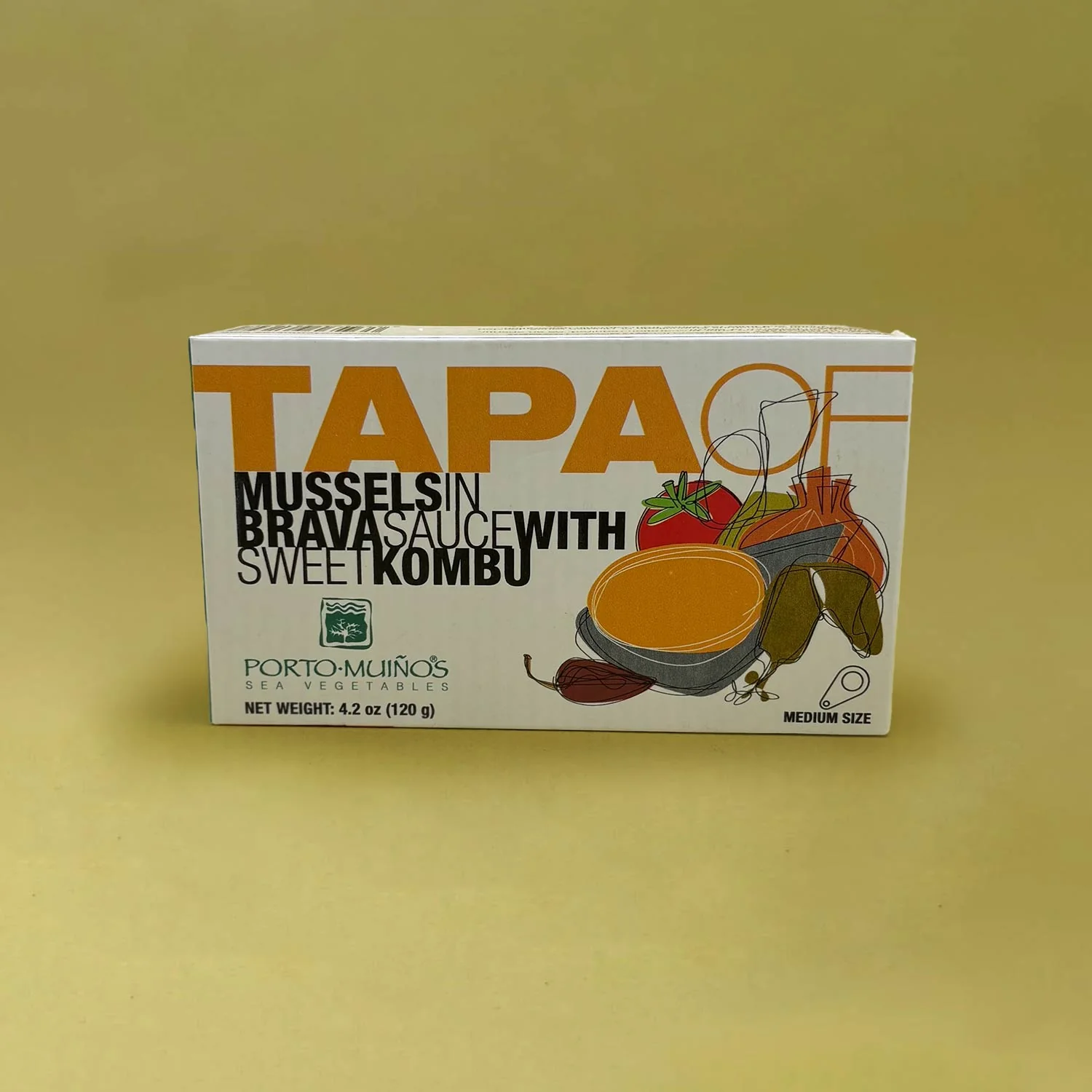 Porto-Muiños Tapa of Mussels in Brava Sauce and Sweet Kombu - Image 4